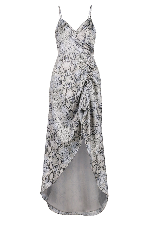 Mia Snake Print Gown- Snake Print