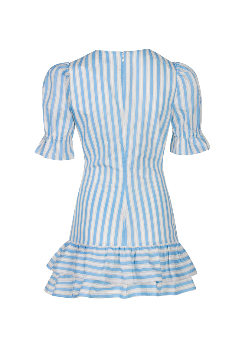 Arianna Dress - Blue Stripe